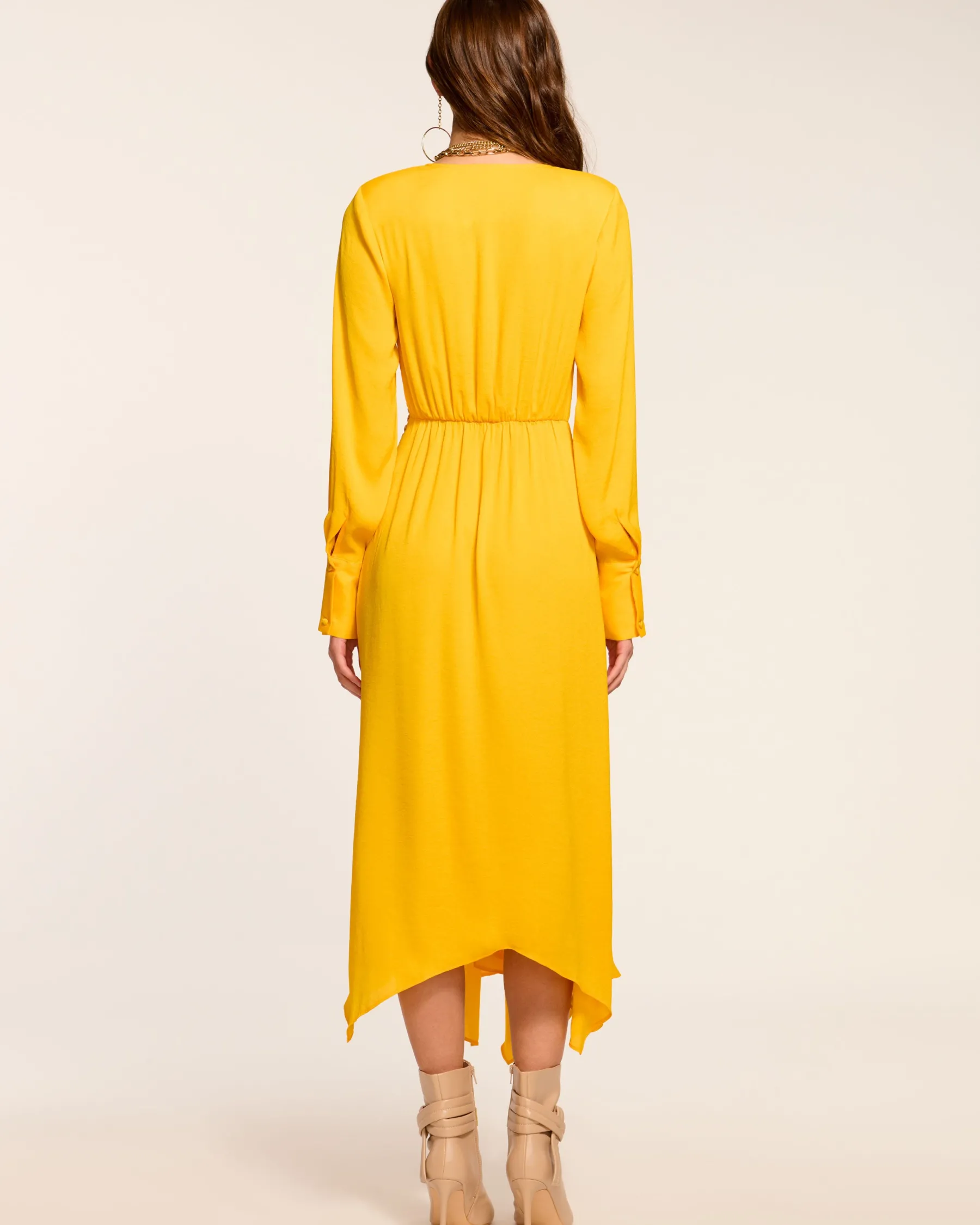 Ramy Brook Colorblock Tatia Long Sleeve Midi Dress Daisycolorblock Shop